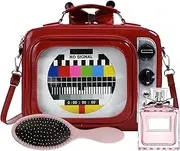 [Generic] Shoulder Bag for Women | TV Shape Anime Display Bag - Stylish Travel Supplies, Large Capacity Back Pack for Outdoor Commute, Daily Use