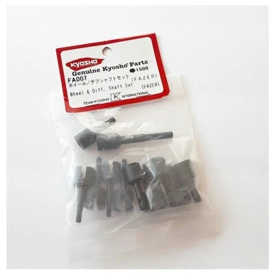 Vintage RC Car Kyosho FA007 Wheel & Diff. Shaft Set Fazer Old Stock Discontinued