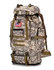 100L Hiking Camping Backpack Tactical Backpack for Men Large Survival City Camo