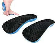 Womens Arch Support Inserts - Half-Size Flat Feet Insoles Arch Support Cushion - Plantar Inserts Soft and Comfortable Flat Foot Corrector, Heel Pads for Work Boots, Shoes