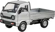 Finished Scale Model Alloy 1:24 Transport Small Truck Pickup Simulation Car Model Sound and Light Miniature Vehicle Model Presents Ornaments(Blue)