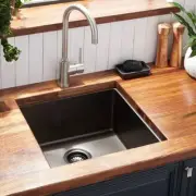 New Gunmetal Black 19" Atlas Stainless Steel Undermount Prep. Sink