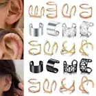 12PCS Fake Helix Hoop Earrings Ear Cuff Cartilage Ring Non Piercing Stud*