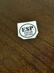 ESP Guitars Custom Rear Headstock Water slide Decal Logo