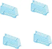 iplusmile 4pcs Rack Test Tubes Overflow Boxes for Aquariums Aquarium Test Kit Aquarium Ph Test Kit Paper Tube Furniture Api Nitrate Test Kit Api Test Kit Sky-blue Plastic