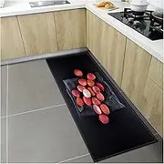 Non Slip Bath Mat Nordic Kitchen Mat Home Entrance Doormat Bedroom Living Room Decoration Long Rug Hallway Bathroom Balcony Floor Anti-Slip Carpet Non Slip Mat (Color : RX-16, Size : 40cmx120cm)