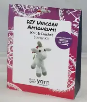 Amigurumi Knit & Crochet Kit - Unicorn Darn Good Yarn NEW Factory Sealed