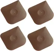Cabilock Home Kitchen Pot Cleaning Tools 4 Pack Grill Pan Scrapers Cast Iron Pan Scraper Cleaning Scrubbers Bread Cake Slicer