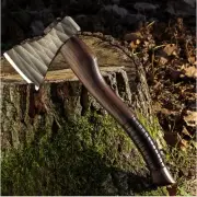Axe hand forged Camping ax Hand forged hatchet high carbon steel W108 16" 1.65lb
