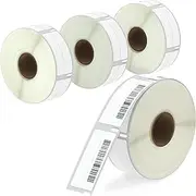 4 Rolls Dymo 99017 Compatible 12mm x 50mm File Folder Labels Roll for Dymo Labelwriter 320/400/450/4XL