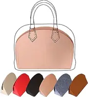 TTdayup Felt Purse Organizer Insert with Zipper,Bag in Bag Shell Shaper Handbag & Tote Organizer Fits in Alma BB PM Tote(pink,Alma BB)