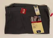 Dockers Mens Gray Pleated Classic Fit Original Khaki Pants 33/30