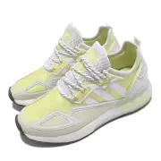adidas Originals ZX 2K BOOST W Yellow White Women Casual Lifestyle Shoes GX2711