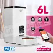 Petscene 6L Automatic Dog Cat Pet Feeder Wi-Fi Enabled Smart with App