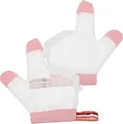 HAMPPLIES 1pair Protective Finger Guard Gloves for Nail Biting Thumb Sucking Breathable Skin-Friendly Design for Home Outdoor Use