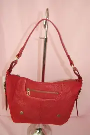 $225 Marc New York Andrew Marc Red Backstage Boa Shoulder Bag