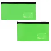 Celco Bright Pencil Case w/ 1 Zip (Lime Green) - Medium