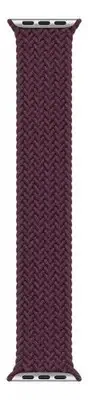 APPLE WATCH BRAIDED SOLO LOOP 45MM - SIZE 7 - DARK CHERRY