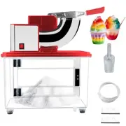 Ice Crusher Machine Snow Cone Machine 250W Shaved Ice Machine 39L Capacity