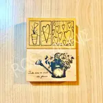 貝登堡二手楓木印章．手作卡片