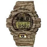 在飛比找遠傳friDay購物優惠-CASIO G-SHOCK 叢林計畫 電子男錶 GD-X69