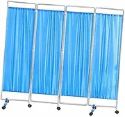 3/4/5 Pieces Folding Screen,304 Stainless 6 Feet Tall Steel Adult Room Divider,for Hospital Clinic Home(4piece)
