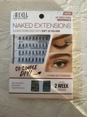 ARDELL PROFESSIONAL Naked Extension Black Lash Kit 56ct 2 Week Wear NEW