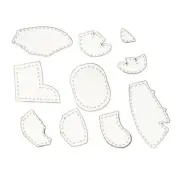 8Pcs/Set Acrylic Template Ruler Set Memory Quilting Ruler for Sewing8492