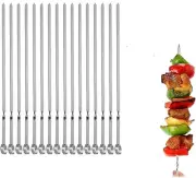 Metal Skewers for Grilling,Kabob Skewers,Flat BBQ Barbecue Skewer,Grilling Sk...