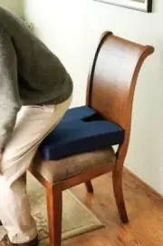 Coccyx Cushion Chair Sitting Position Carex Orthopedic Tailbone Pain P10100 NEW