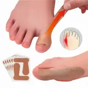 unbrand Bunion Corrector for Women Men Big Toe,Self Adhesive Big Toe Brace Thumb Cover Stickers,Elastic Pain Relieving Patch for Bunion 10 sheets