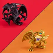 MEGATOON Yu-Gi-Oh! The Winged Dragon of Ra + Red-Eyes Black Dragon Limited card