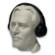 Johnny Depp Headphone Holder | Stand | Sculpture | Bust