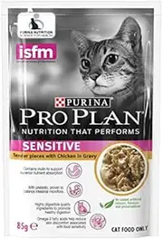 PRO PLAN ADULT CAT SENSITIVE CHICKEN POUCH 85G 12PK(OM12)