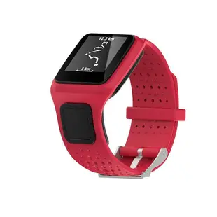 錶帶腕帶適用TomTom Multi-sport runner一代系列運動手錶替換腕帶 矽膠手錶帶-台北之家