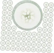 Ipetboom 200pcs Cucumber Eye Mask Paper Non-woven Eye Pads for Women Skincare Patches Travel Camping