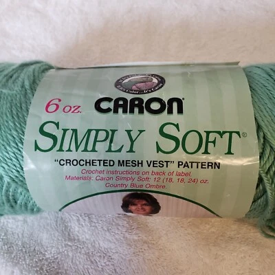 Caron Simply Soft Acrylic Yarn SAGE #9705 6 oz skein