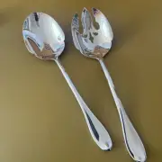 Oversized Salad Serving Set STUDIO by Gorham 18/8 stainless flatware Indonesia