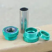 PROFILE RACING BMX EURO EXTERNAL BOTTOM BRACKET KIT AQUA 22mm OUTBOARD