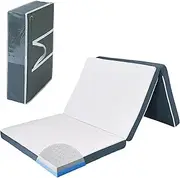 Official Shop Japan True Sleeper, Air-Free Tri-Fold Type, Disperses Body Pressure, Firm High Resilience Mattress, Single, 2.8 inches (7 cm) Thick, 3 Hardness to Match Parts, Supports