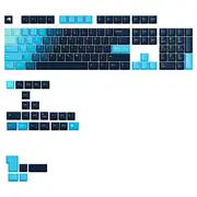 Glorious GPBT Gradient Keycaps Set Celestial Ice
