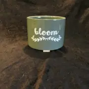 Bloom Ceramic Green Indoor Planter