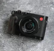 New Handmade Wood Handle Grip L Aluminium Baseplate Hand Grip For Leica D-LUX8