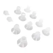 10pcs Breast Pump Flange Inserts Wearable Breast Pump Silicone Flange With D LLI