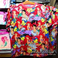 在飛比找樂天市場購物網優惠-日本東京迪士尼海洋Disney Sea小美人魚愛麗兒T恤成人