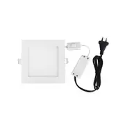 LED Dimmable Ultra Slim Square Recessed Downlight Tri-CCT 9W - SLICKTRI1S