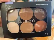 Bissu Contorneador Paleta Contour Powder Palette 03 Bronceado Obscuro Tan Dark