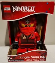 Lego Ninjago Red Ninja KAI Digital Light Up Alarm Clock Minifigure-A0