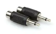 Hosa Adaptors, RCA to 3.5 mm TS, 2 Pc. GRM-114