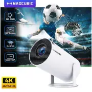 Mini Portable Projector 4K 260 ANSI Smart Projector WiFi 6 Bluetooth Android-11